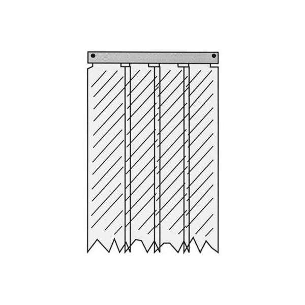 Allpoints 281464 Kason 401Sa6065184 Curtain, Strip-Easimnt For Kason